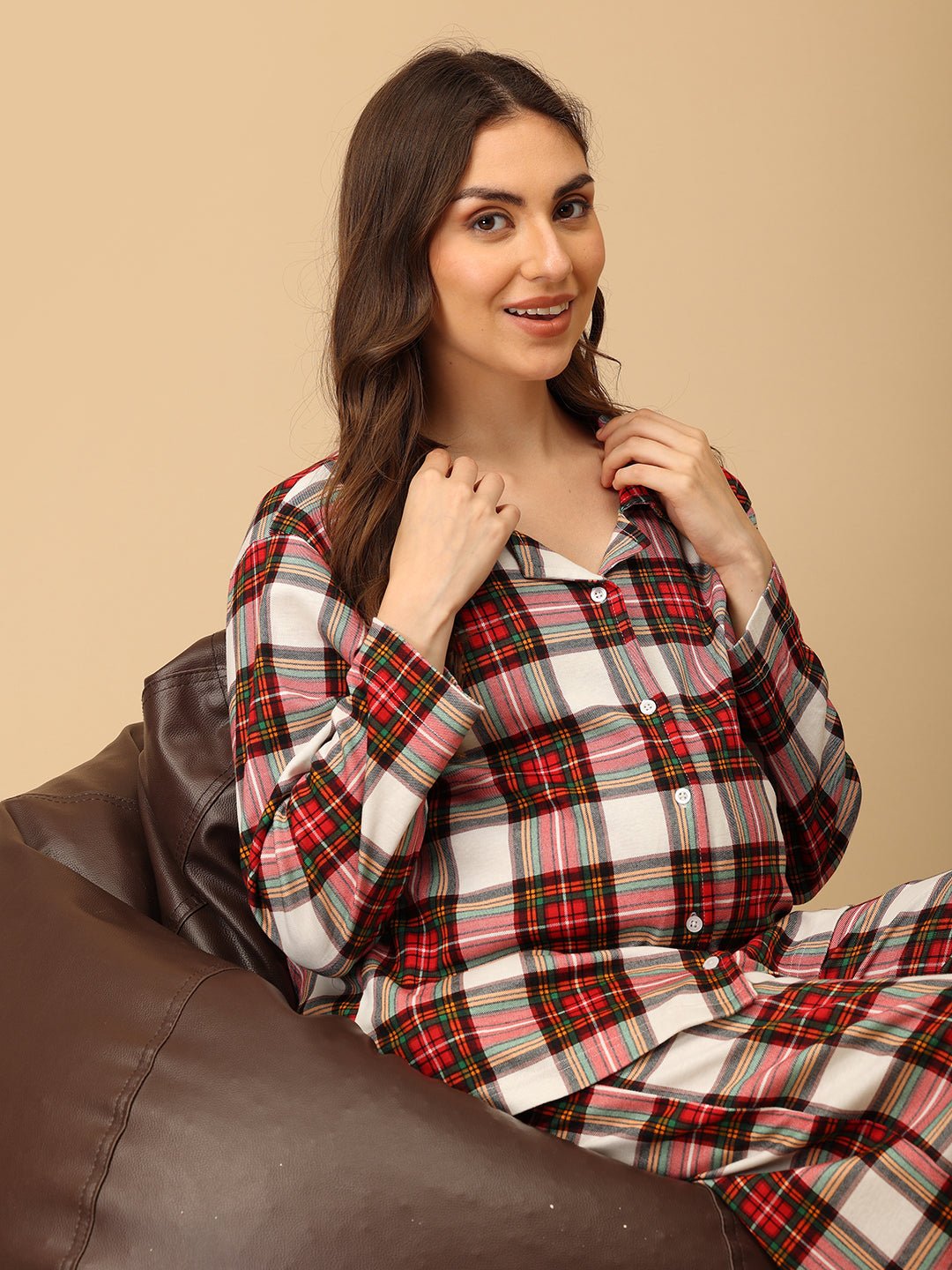 Check Me In Maternity and Nursing Pajama Set - NW - SD - CHKMI - S
