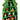 Checkered Shelf Green Wooden Christmas Tree with Mini Figurines - XMAS TABLE DECOR