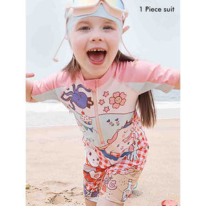 Checks Rabbit Swimwear for Kids and Toddlers WITH UPF 50+ - Little Surprise BoxChecks Rabbit Swimwear for Kids and Toddlers WITH UPF 50+
