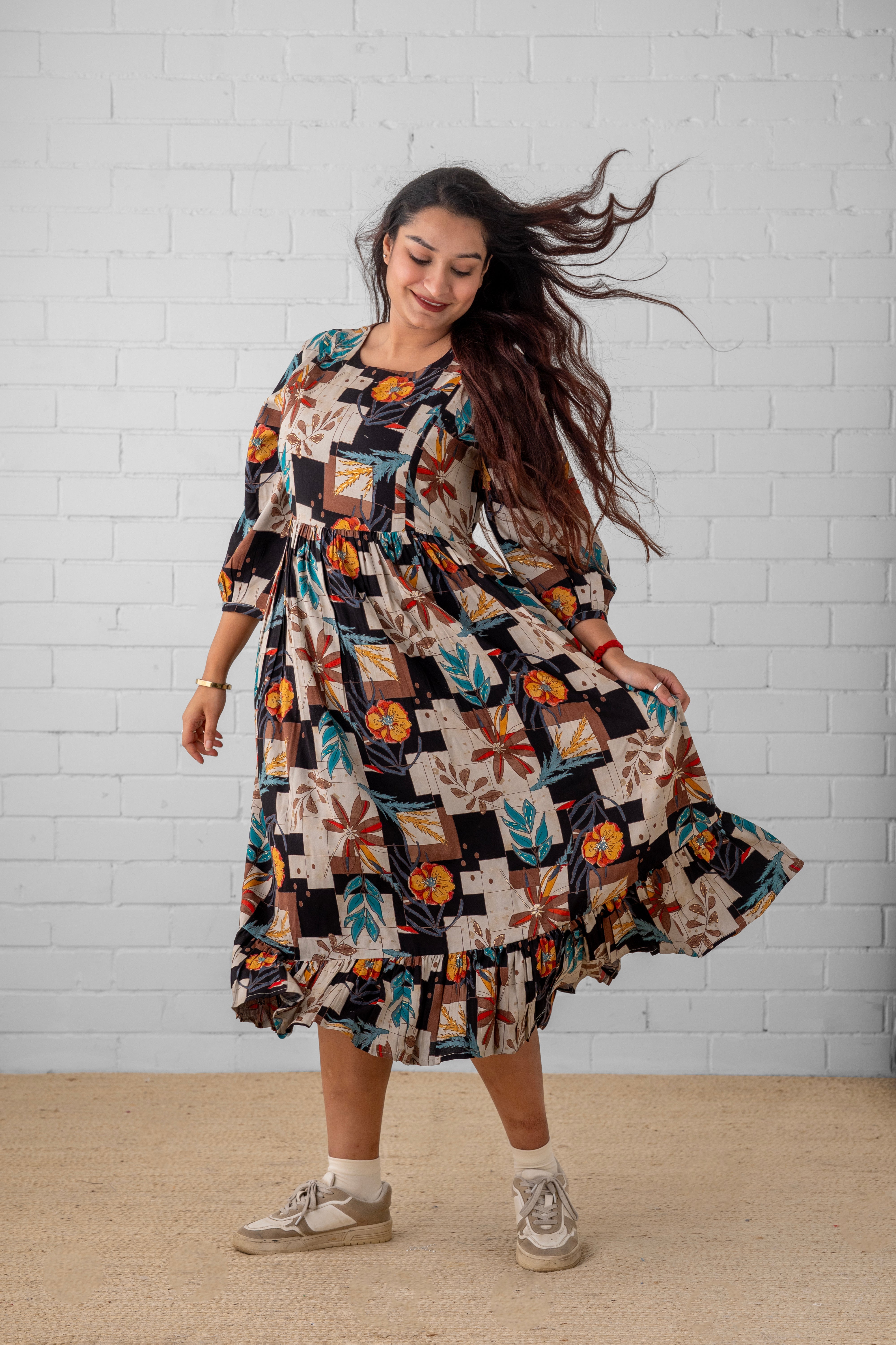 Chic Collage Maternity and Nursing Dress - S Maternity Casual Dress