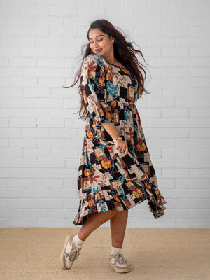 Chic Collage Maternity and Nursing Dress - S Maternity Casual Dress