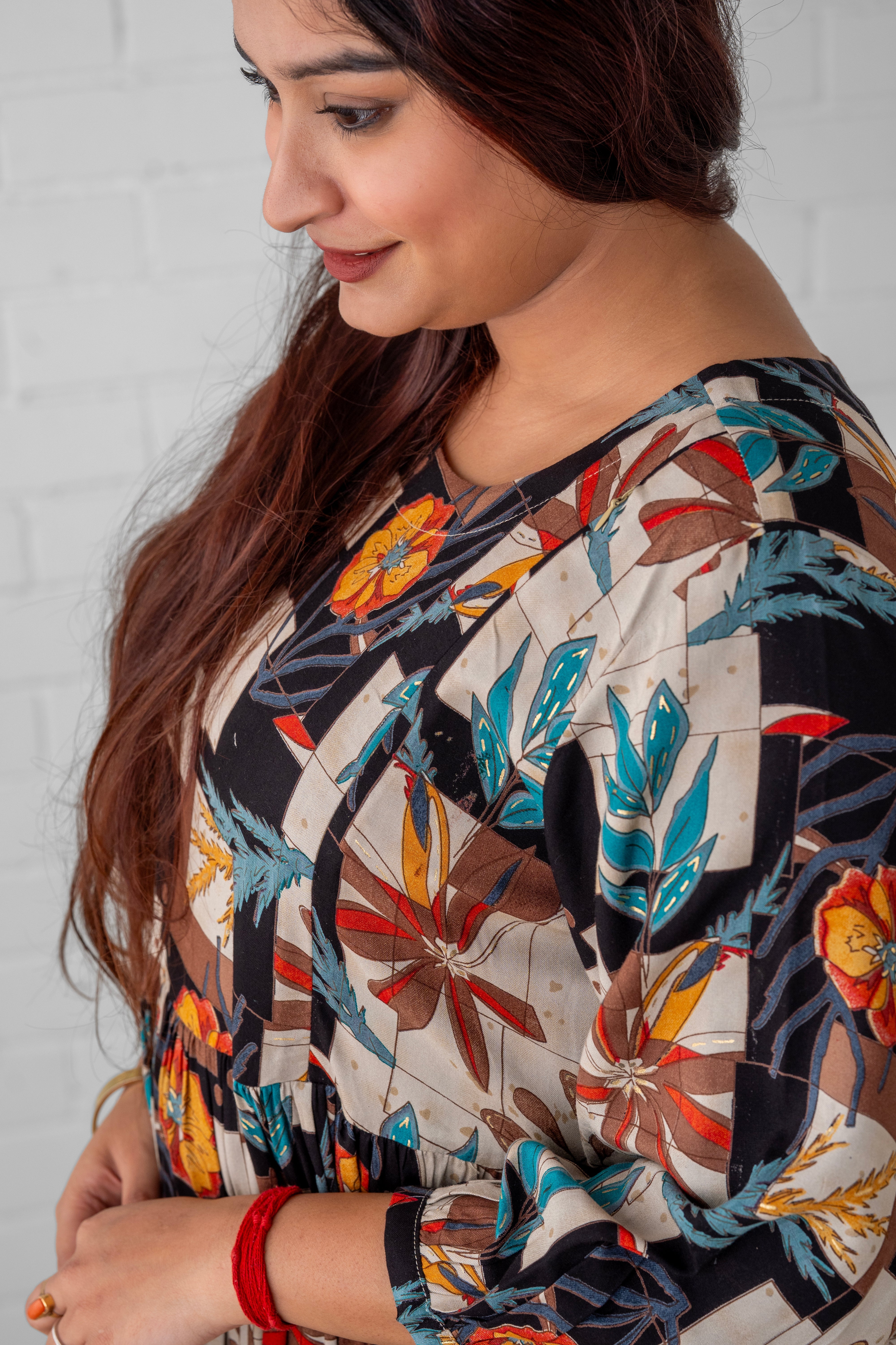 Chic Collage Maternity and Nursing Dress - S Maternity Casual Dress