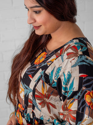 Chic Collage Maternity and Nursing Dress - S Maternity Casual Dress