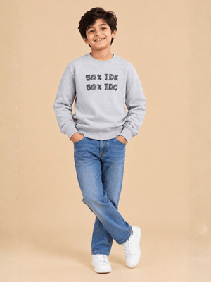 Chill Mode Kids Sweatshirt - 6-7 Years Kids Winter Sweatshirts