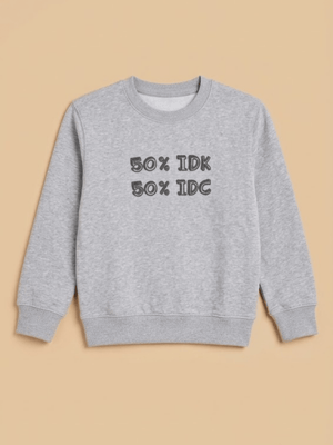 Chill Mode Kids Sweatshirt - 6-7 Years Kids Winter Sweatshirts