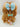 CHOKO Beads String Attached Shiny Green Bowie Hairclip