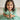 Choko 3 - Piece Kundan Maangtikka Set for Girls & Kids - Multicolour Beads & Pearl Drop - Kids Jewellery