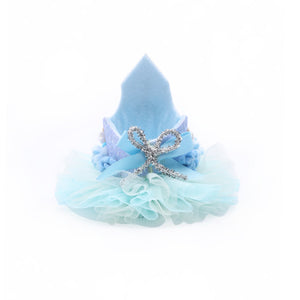 Choko Babies 1st Birthday Crown Hair Band - Blue Glitter | Kids Party Hair Hair Accessory - Gift Hair Accessories