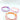 Choko - Babies Organza Stretchable Headbands - Metallic Fabric and Felt - Pink, Purple & Orange - CHK574