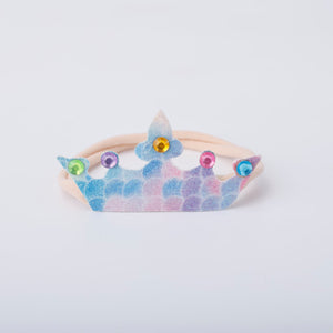Choko Baby Girls Birthday Crown Headband - Rainbow Gem | Kids Party Hair Hair Accessory - Gift Hair Accessories
