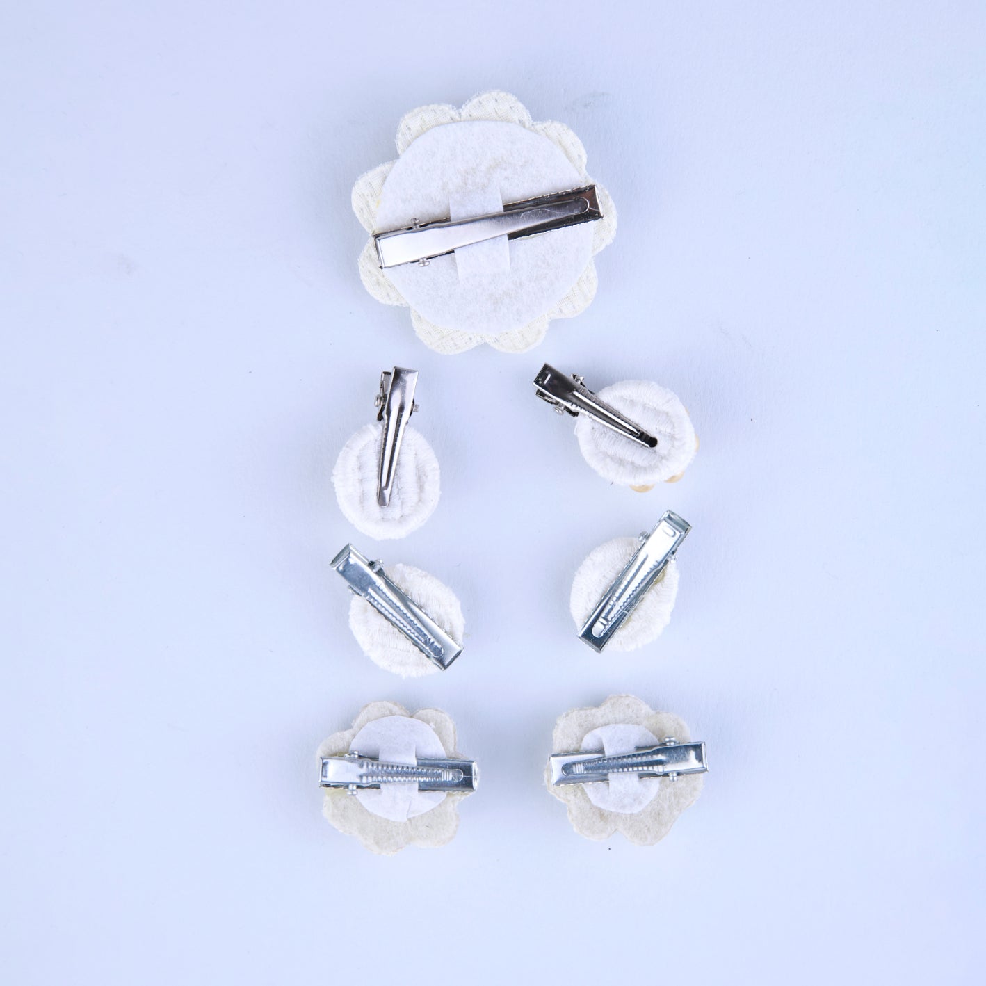 CHOKO Blush Blossom Bead Hairclips for Girls - CHK540