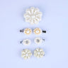 CHOKO Blush Blossom Bead Hairclips for Girls - CHK540