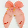 CHOKO Bow Hairclip for Girls - Peach - Kids Hair Accessory - 235CHK85