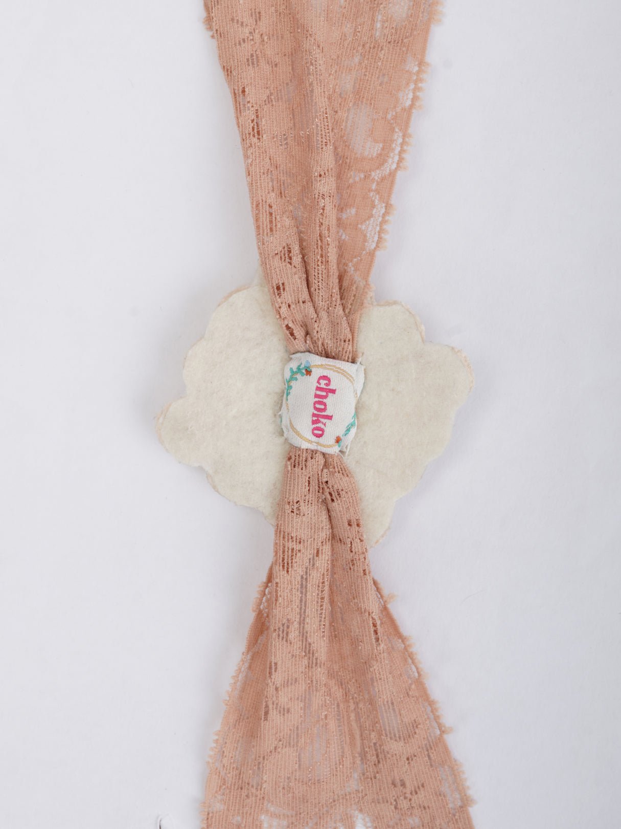 CHOKO - Brown Lace Net Hair Band - Teardrop Pearls - Celestial Ballet - Brown - CHK275