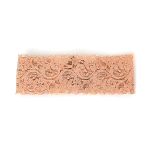 CHOKO - Brown Lace Net Hair Band - Teardrop Pearls - Celestial Ballet - Brown - CHK275