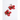CHOKO Butterfly Beaded Hairclip - Red, Green - 240CHK31