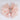 CHOKO Double Organza Bow Hairclip - Glass Crystal Bead Embellishments - Peach, OffWhite - 235CHK48