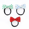 CHOKO Floral Print Hair - ties set - Vibrant Cotton Bow Hair Bands - Set of Three - 235CHK01