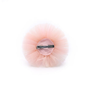 Choko Girls 3rd Birthday Crown Hair Clip - Pink Glitter Tulle | Kids Party Hair Accessory - Gift Hair Accessories