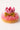 Choko Girls Birthday Crown Hair Clip - Pink with Jewels & Gold Bow | Kids Party Hair Accessory - Gift Hair Accessories