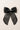 Choko Girls Black Organza Bow Alligator Clip With Pearl Accents For Festive Parties - Hair Accessories