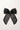 Choko Girls Black Organza Bow Alligator Clip With Pearl Accents For Festive Parties - Hair Accessories