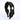 Choko Girls Black Ruched Satin Hairband With Crystal Chain For Everyday Versatile Styling - Hair Accessories