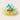 Choko Girls Blue Crown Hair Clip With Gold Metallic Bow Accent For Birthday Parties - Gift Hair Accessories