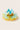 Choko Girls Blue Crown Hair Clip With Gold Metallic Bow Accent For Birthday Parties - Gift Hair Accessories