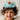 Choko Girls Blue Shimmering Tulle Crown Hair Clip With Central Pink Jewel For Parties - Gift Hair Accessories