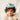 Choko Girls Blue Shimmering Tulle Crown Hair Clip With Central Pink Jewel For Parties - Gift Hair Accessories