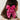 Choko Girls Pink Organza Bow Alligator Clip With Mirror Disc Accents For Festive Parties - Hair Accessories