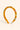 Choko Girls Yellow Braided Hairband With Miniature Floral Accents For Playdates Picnic - Hair Accessories