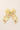 Choko Girls Yellow Long Tail Organza Bow Alligator Clip With Tiny Motifs As Festive Wear - Hair Accessories