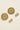 Choko Gold Floral Pearl Hair Clips for Girls with Textured Finish for Festive Styling - Hair Accessories