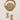 Choko Gold Pearl Medallion Headband with Matching Hair Clips Set for Girls Festive Styling - Hair Accessories
