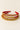 Choko Hairband Set for Girls - 3 Pc Golden Beaded and Floral Design Hair bands with Red Satin Base - Hair Accessories