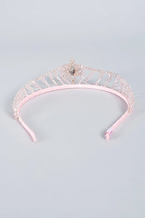 CHOKO Imperial Blushed Jewels Crown Hair Band - CHK221A