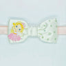 Choko - Kids Satin Stretchable Bow Shaped Headband - Off White, Pink & Yellow - CHK596