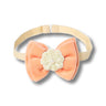 CHOKO Little Angel Pearl and Velvet Hair Band - Orange - CHK227A