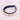Choko Navy Satin Ribbon Hairband Embellished with Rows of Pearls - Hair Accessory for Girls - Hair Accessories