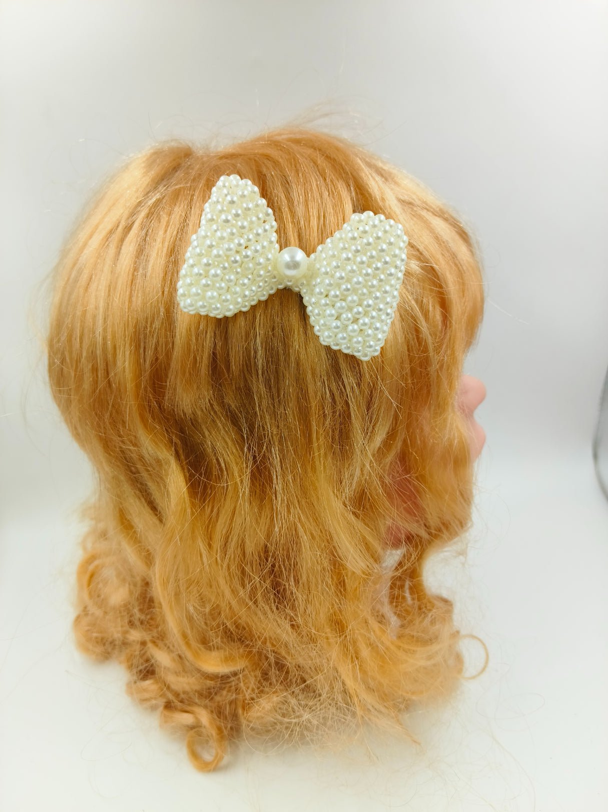 CHOKO Off White Bow Detailing Hairclip - Off White - CHK211