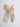 CHOKO Organza Bow Alligator Hairclip with Pearl Embellishments - Peach, Pink, White - 235CHK78