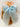 CHOKO Organza Bow Hairclip with Crystal Stone Embellishments - Blue, White, Yellow - 235CHK79