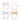 CHOKO Pastel Serenity Hair - Ties - Dreamy Cotton Bows - Set of Three (Pink, White, Blue, Brown) - 235CHK04