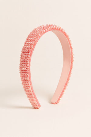 Choko Pearl Beaded Hairband for Girls Elegant Party and Celebration Wear Style - Hair Accessories