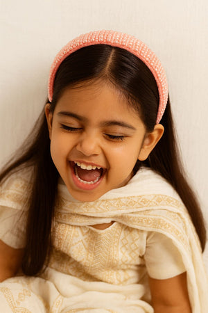 Choko Pearl Beaded Hairband for Girls Elegant Party and Celebration Wear Style - Hair Accessories