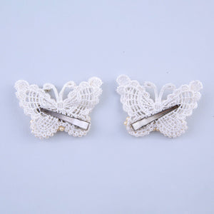 CHOKO Pearl Embellished Butterfly Clips - CHK501E