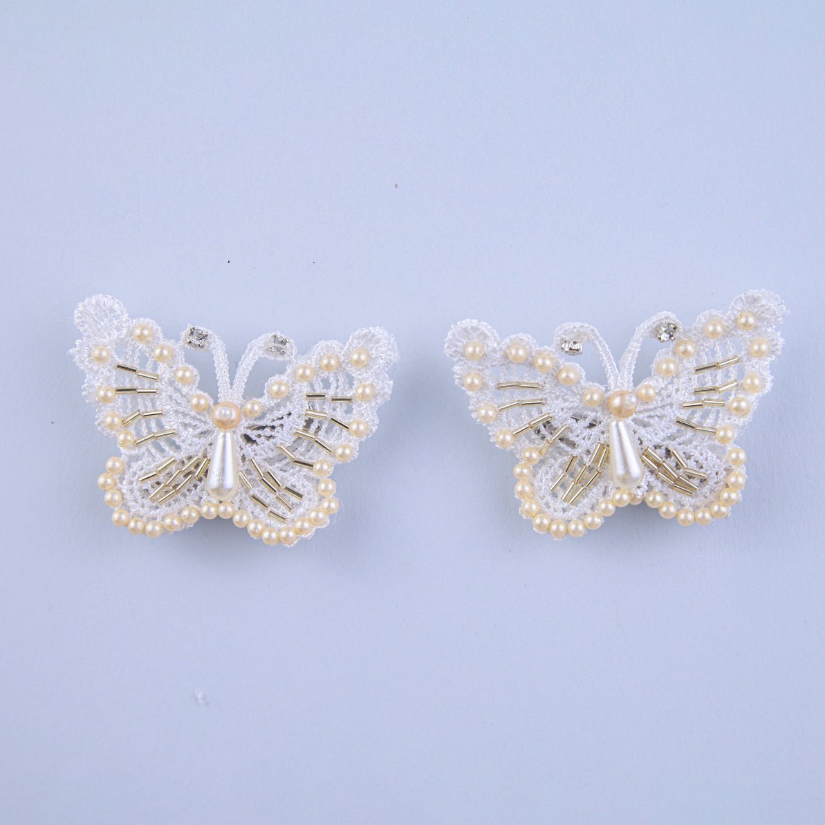 CHOKO Pearl Embellished Butterfly Clips - CHK501E