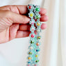 CHOKO Pearl Flower Detailing Headband - Light Blue - CHK015